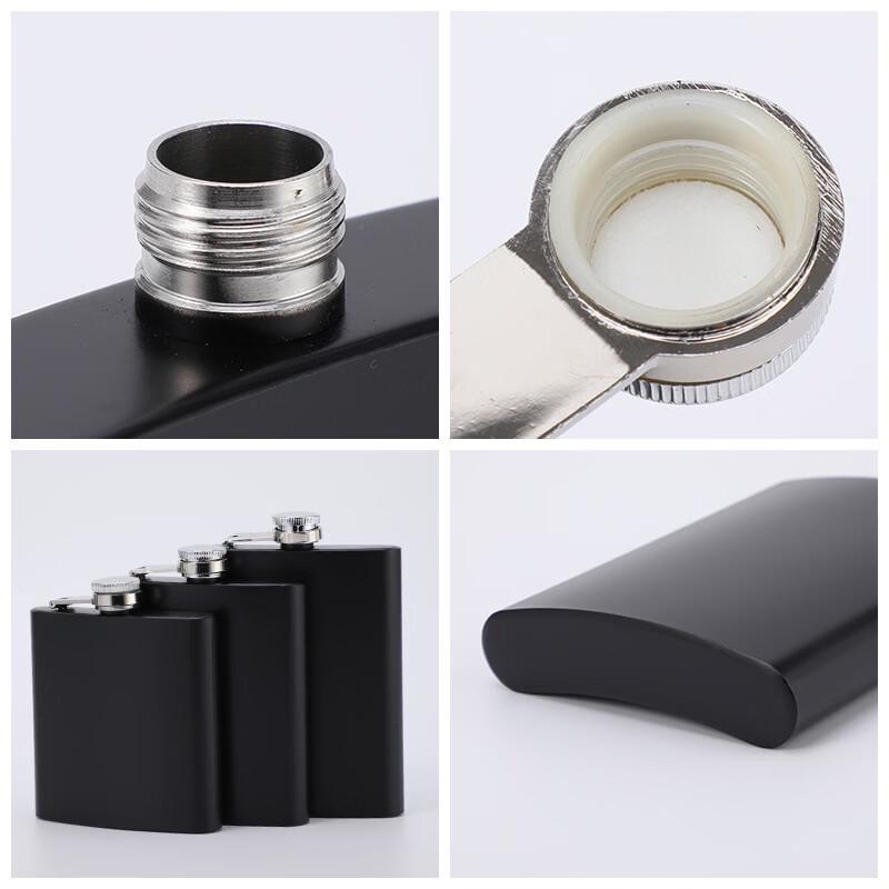 Shangqi 7oz 316 Stainless Steel Portable Hip Flask Set