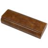 Tccase Magnetic Hard Glasses Case PU Leather Protective Eyeglasses Shell for Men and Women Brown MF-12-1