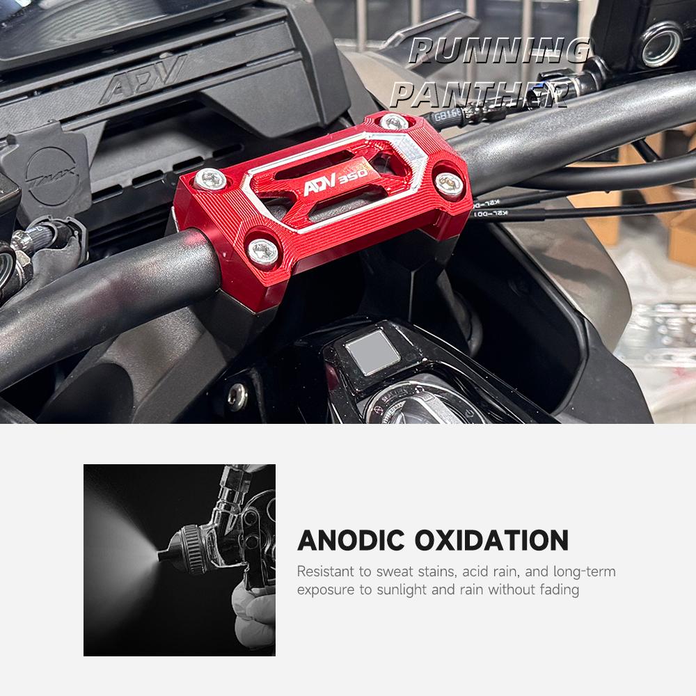 For Honda ADV 350 350adv 350ADV 2021-2025 NEW Motorcycle Handlebar Clamp Cover Handlebar Fixing Cover Modification Accessories