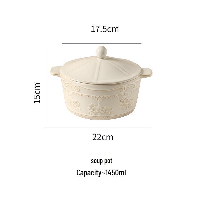 European-Style Embossed French Ceramic Tableware Set: Dinner, Soup, Bowl & Vegetable Plates, Saucers