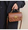 Rhombus bag handbag bag new trendy retro versatile small square bag women's summer high-end versatile messenger bag
