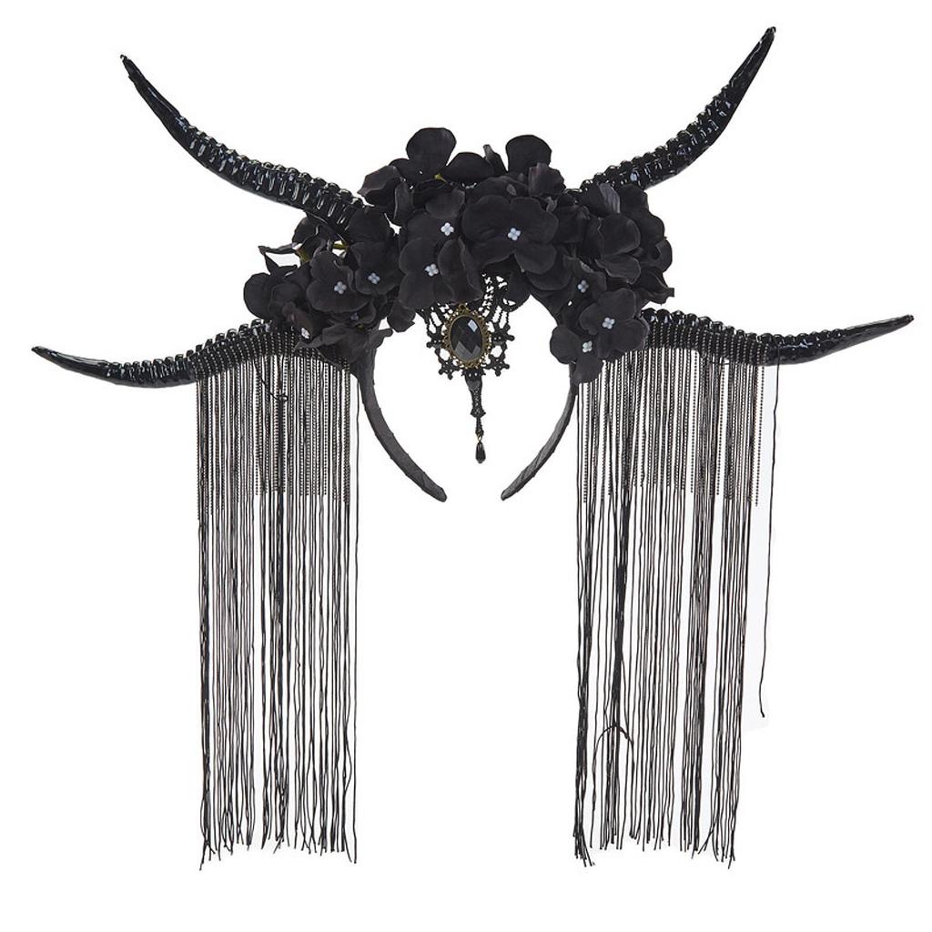 Antelope Horn Tiara for Costume Party, Original Hair Accessory