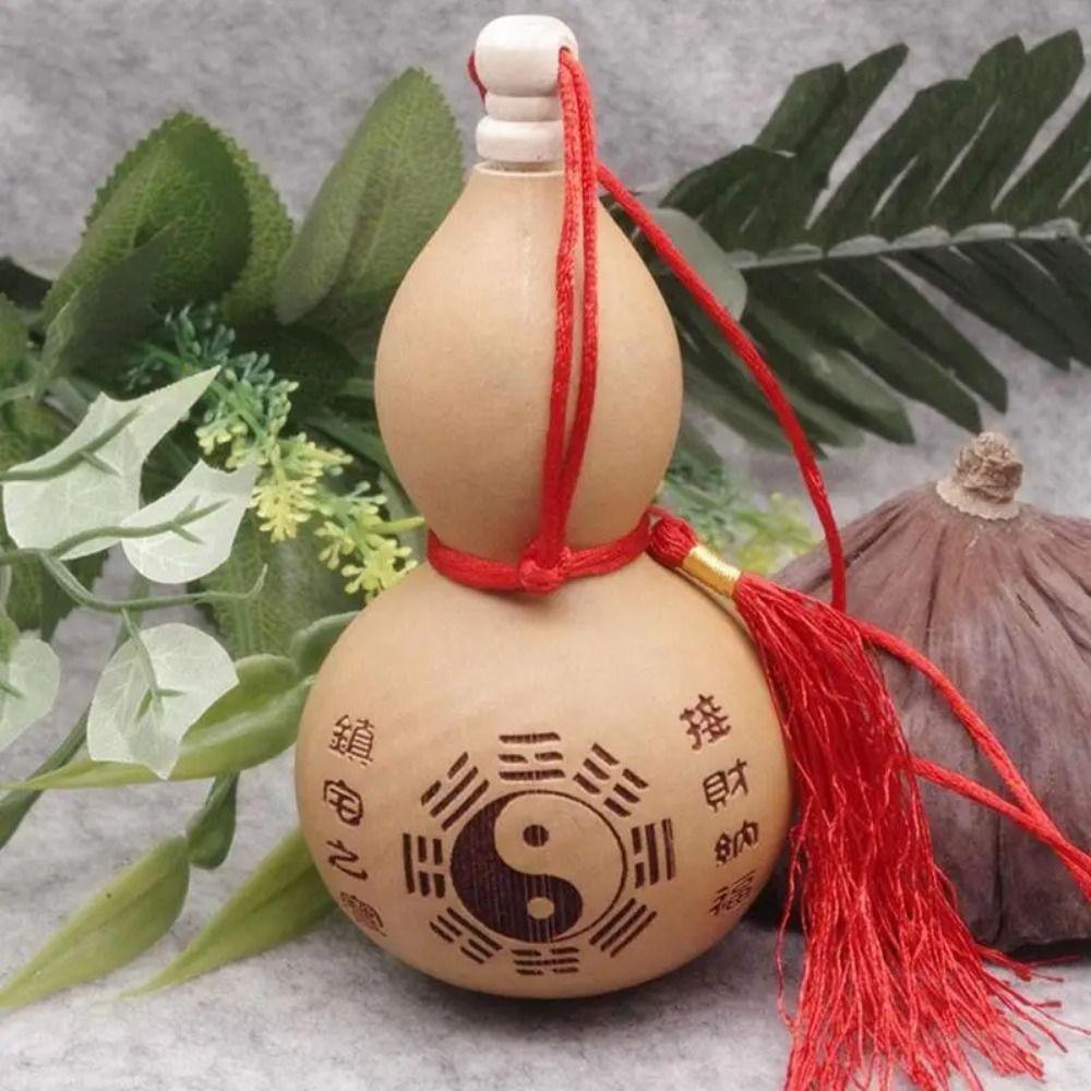 Natural Dry Gourd Bottle DIY Photography Props Hanging Gift Gourd Crafts  Xmas Gift