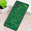 Football Field Phone Case for Samsung Galaxy note 10 pro S26 Ultra S23 S24 FE S25 S21 S22 PLUS shockproof Cove
