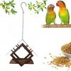 Bucolic Outdoor Bird Feeder With Open Design To Attract Multiple Species Natural Wood And Metal Yard Ornaments