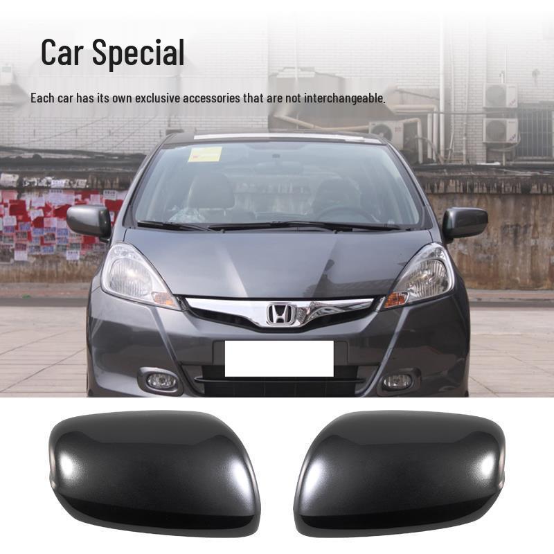 

Honda Fit 2008 Rearview Mirror Cover: Exterior Housing for Backup Mirror Unpainted, Left Driver