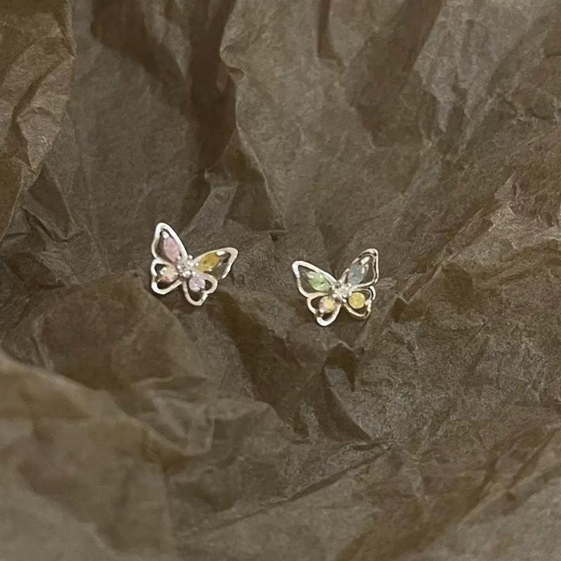 Multipurpose Zircon Butterfly Earrings Offering Comfortable Wear and All Day Elegant for Styles Enthusiasts Outfits