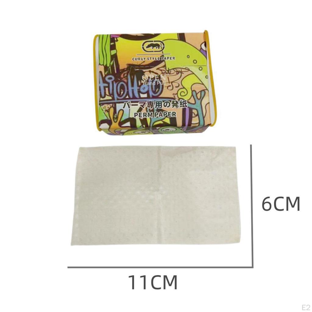 200 Pieces Perm Papers End Breathable Perming Professional Stylist Thin Home Salon Tool