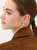 Hyeres Lor Champagne Moon Dew Drop Silver(Y) Fishing Earrings Hl2E59242Y9Xxx