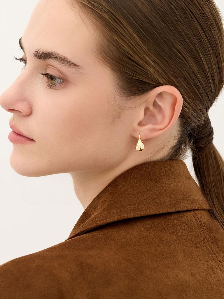 Hyeres Lor Champagne Moon Dew Drop Silver(Y) Fishing Earrings Hl2E59242Y9Xxx