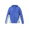 Giacca con cappuccio e zip utility a vestibilità ampia da uomo capispalla blu cosmico CU5000-430