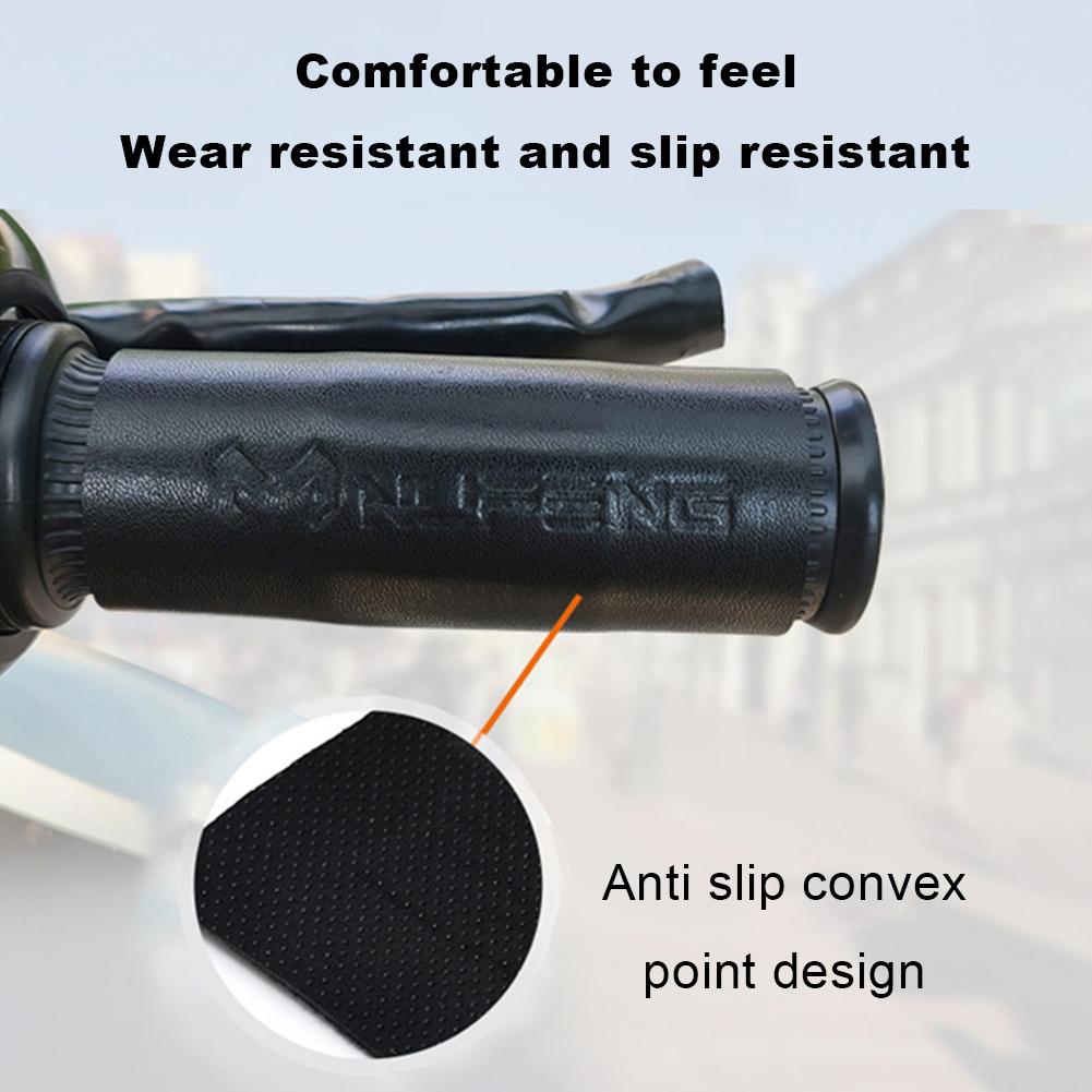 Heated Motorcycle Handlebar Grips Warmer USB Anti Slip Electric Heated Grip Cover 3 Gear Anti Vibration Handlebar Warmer Sleeves