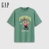 GAP Unisex Baseball Bear Print Loose Fit Short Sleeve T-Shirt