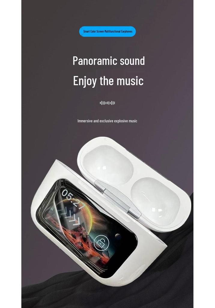 2025 A9Pro Bluetooth Earbuds with AI Translation, ANC Noise Cancelling, Color Screen, for Android & Apple