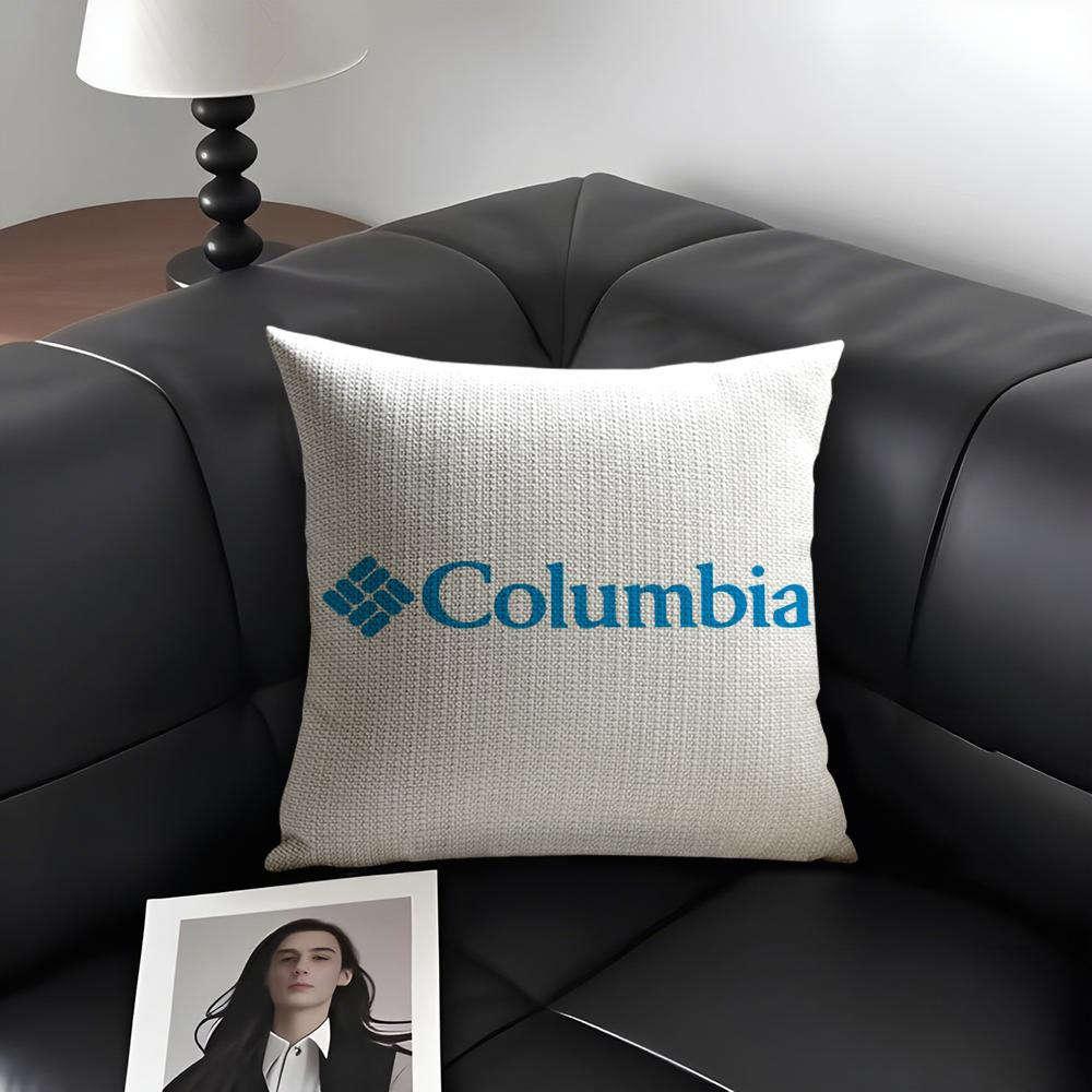 

CClassic ColumbiaA Brand Cushion Cover Natural Linen Organic Fabric DoubleSided Printing Sofa Home Decor Gift Pillow Case 30x30cm