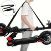 Black Adjustable Folding Bicycle Shoulder Strap Load Reducing Portable Beach Chair Storage Strap Non-Slip Nylon