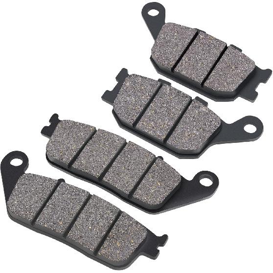 AHL Brake Pads Set for Honda VT1100C2 VT1100 C2 Shadow Sabre 2000-2007 VT 1100 VT1100 C2 Shadow American Classic Ed 1995-1999 VT1100C3 VT1100 C3 Semi-metallic