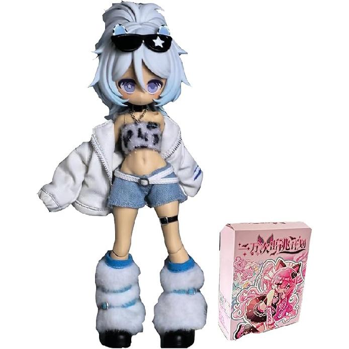 1/12 BJD Dolls Blind Box,Kawaii BJD Dolls Ten Thousand Escape Plan Series 1/12 Ball Jointed Doll Collectable Action Figure for Girls Birthday Party