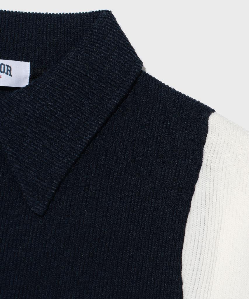 Tailor Studio Modern Classic Knit Cardigan (Navy)