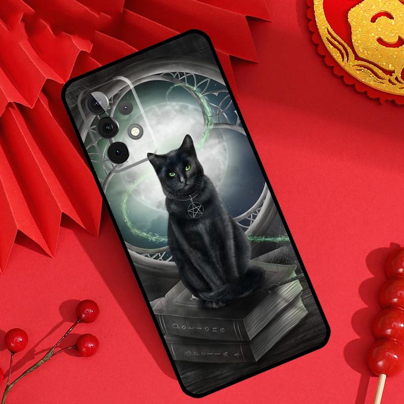 Magic Cat The Witches Case For Samsung Galaxy M15 M55 M31 M13 M11 M12 M14 M06 M16 M36 M56 M53 M32 M52 M35 M34 M54