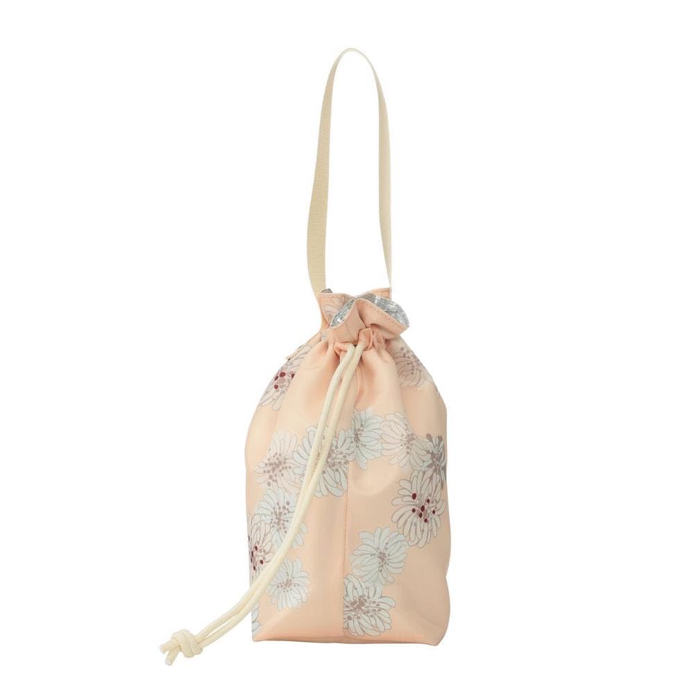 Paul Joe Break Time Marks Lunch Drawstring Bag in Chrysanthemum Nude Pink & (PAJB-TB08-PK)