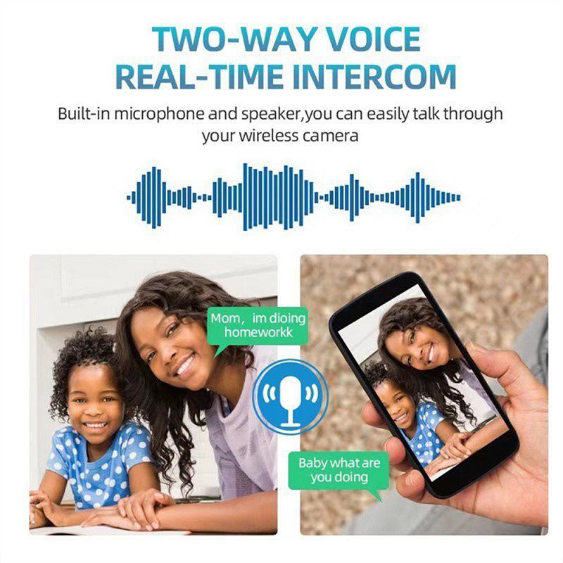 E27 Bulb Wifi Surveillance Camera Automatic Human Tracking Digital Zoom Full Color Night Vision Indoor Monitor Camera