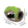 Moss Fish Tank Accessories Landscaping Fish Hiding Cave Garden Pond Ornaments Broken Barrel  Tank