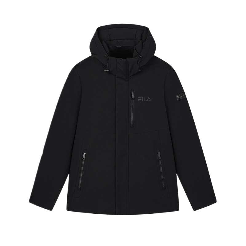 

New FILA SS25 HERITAGE Down Jacket Men s Jet Black F11M518902F-BK 170/92A/M