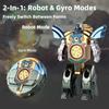 Mini Robot Transformation Fidget Spinner ABS Hand Spinner Toys Antistress Stress Relief Adult Sensory Toys for Kids Gift