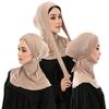 Tie Back Instant Hijab - Laven Fashion Spring Summer Breathable Long Hijab Women's Full Neck Ready-to-Wear Hats