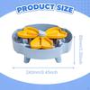 Slow Feeder Dog Bowl Elevated Cat Down Eating Enrichment Toy Puzzle Feeding Dish
