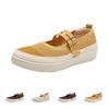 Women Mesh Flyknit Outdoor Shoes Breathable Lightweight Casual Sneakers with Adjustable Strap and Flexible Sole for Daily Walking and Travel