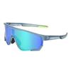 Breed Vega Polarized Mens Sunglasses Grey Blue