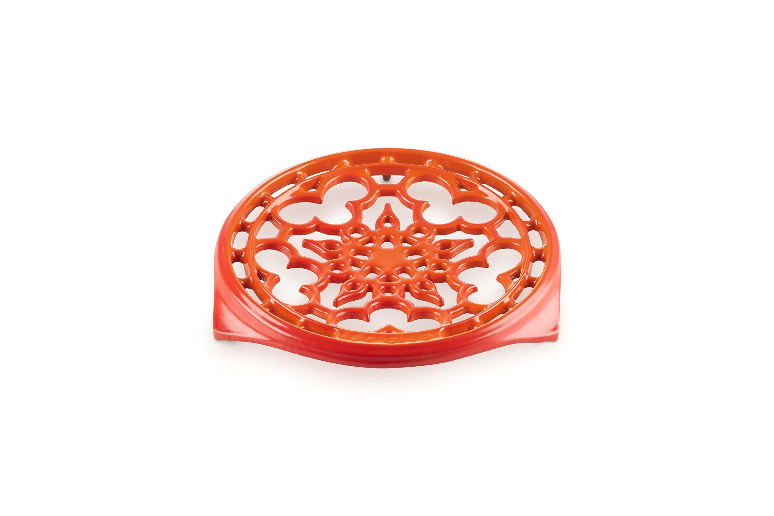 Le Creuset Round Trivet 22cm Cast Iron Orange оранжевый