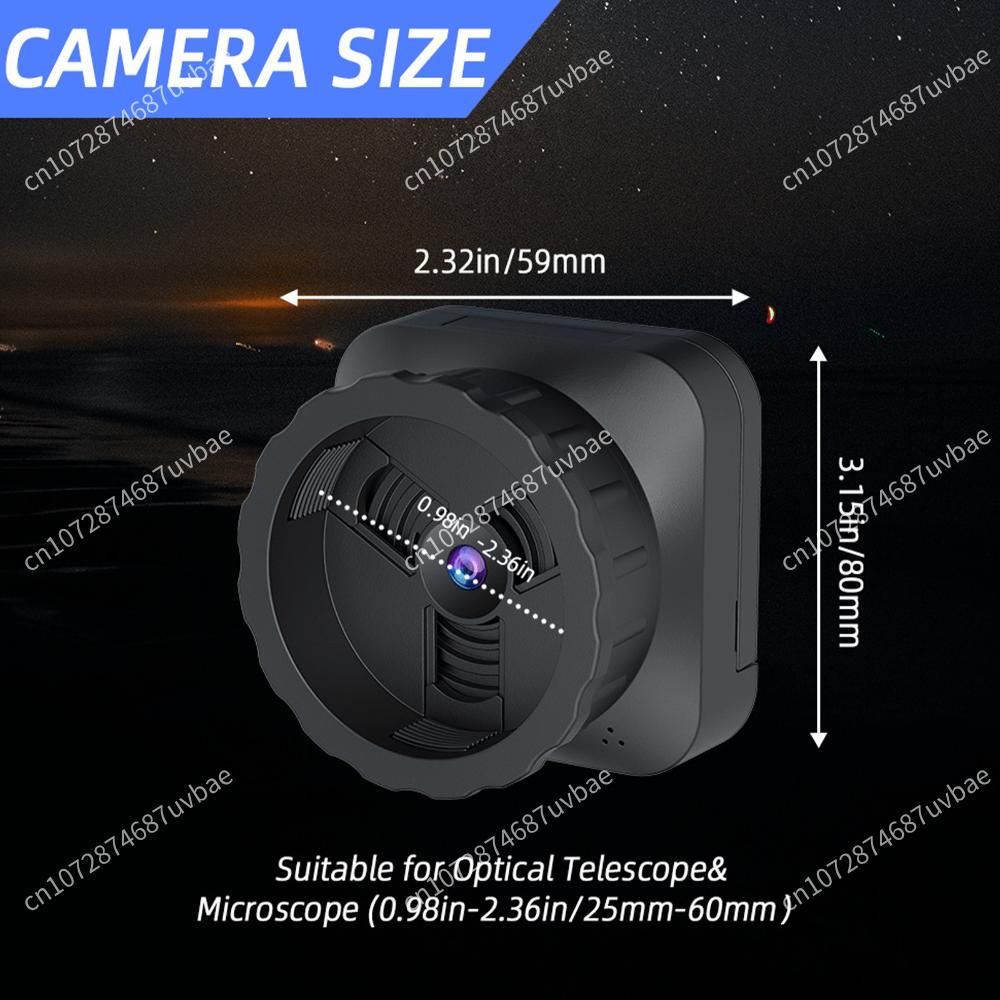 Professional 64MP 4K Digital Telescope Eyepiece Camera With 2.8 Inch Screen Support 512GB Micro SD 16X Zoom 2.4G WiFi Connection