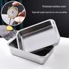 ZISIZ Stainless Steel Square Buffet Food Pan