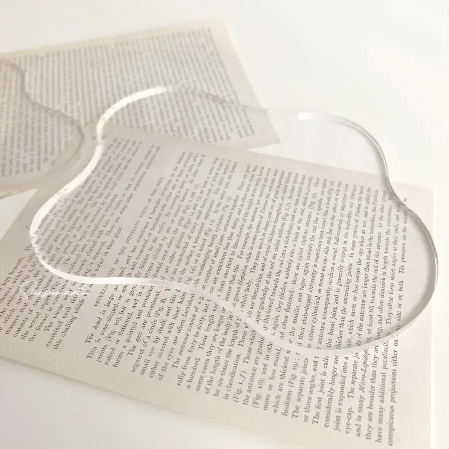 Irregular Transparent Acrylic Coaster Ins Wind Creative Heat Insulation Mat Waterproof Tea Coasters Placemats for Dinner Table