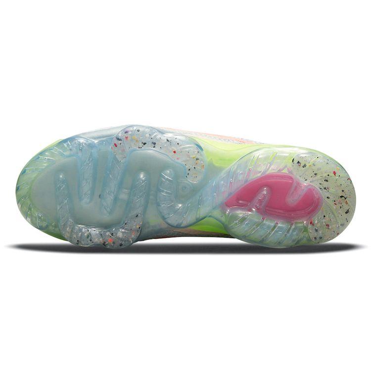 Nike Air VaporMax 2021 Flyknit Neon Women Sneakers Grey Photon-Dust Bright-Mango DH4088-002