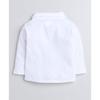 BUMZEE Unisex Cotton Sky Blue & White Boys Full Sleeves Shirt Waistcoat & Pant Set with Applique Bow Age-2-3 Years
