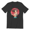 T-shirt The Geisha Custom Black Cute Cotton Tshirt Tees Tops Anime Harajuku Streetwear Unisex