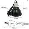 300W E27 Pet Light Bulb Bracket Black Lampshade Emission Lamps Reptile Heating Lamp  Pet Reptile