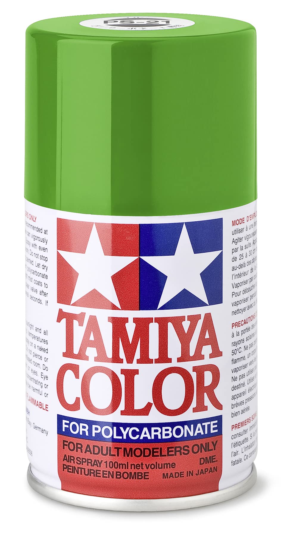 

Tamiya Polycarbonate Spray Park Green 86021 No.21 PS-21
