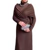 Women's Slim Fit Two-Piece Cross Design Dress