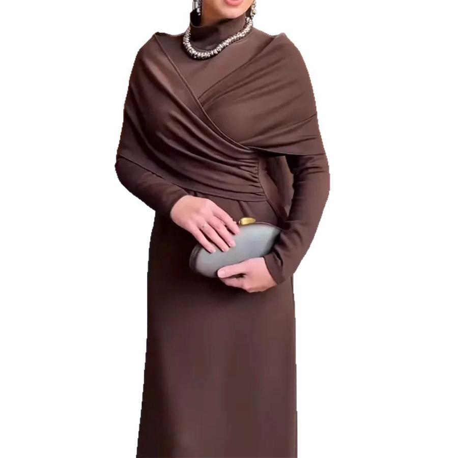 Women's Slim Fit Two-Piece Cross Design Dress