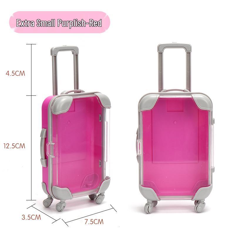 

Имитация Мини Чемодан с Ручкой для Наращивания Ресниц: Компактная прозрачная коробка для хранения ювелирных изделий