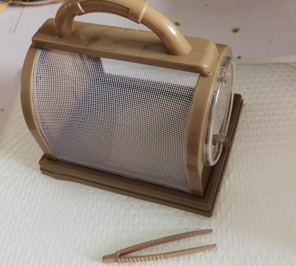 Portable Insect Observation Cage for Butterflies, Silkworms, and Bees