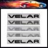 AAYJ1 Lettere VELAR 3D Premium per Lr2 Lr4 Hse Lux Sport Supercharged AUTOBIOGRAPHY Parafango Bagagliaio Posteriore Decalcomania Emblema Badge Adesivo Auto