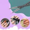 LINMANDA Nail Dotting Tools Double-ended Nail Art Brushes Kit for Nail Drawing And Nail Paint Brushes Small Detail Brushes