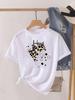 Love Heart Print Clothes Graphic Tshirt Fashion Print Summer Unisex Trend Sweet Short Sleeve Lady Female Shirt Tee