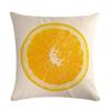 Pineapple Orange Fruit Plant Linen Pillowcase Car Seat Office Cushion Cover Living Room Sofa Decorative Pillowcase 45*45Cm